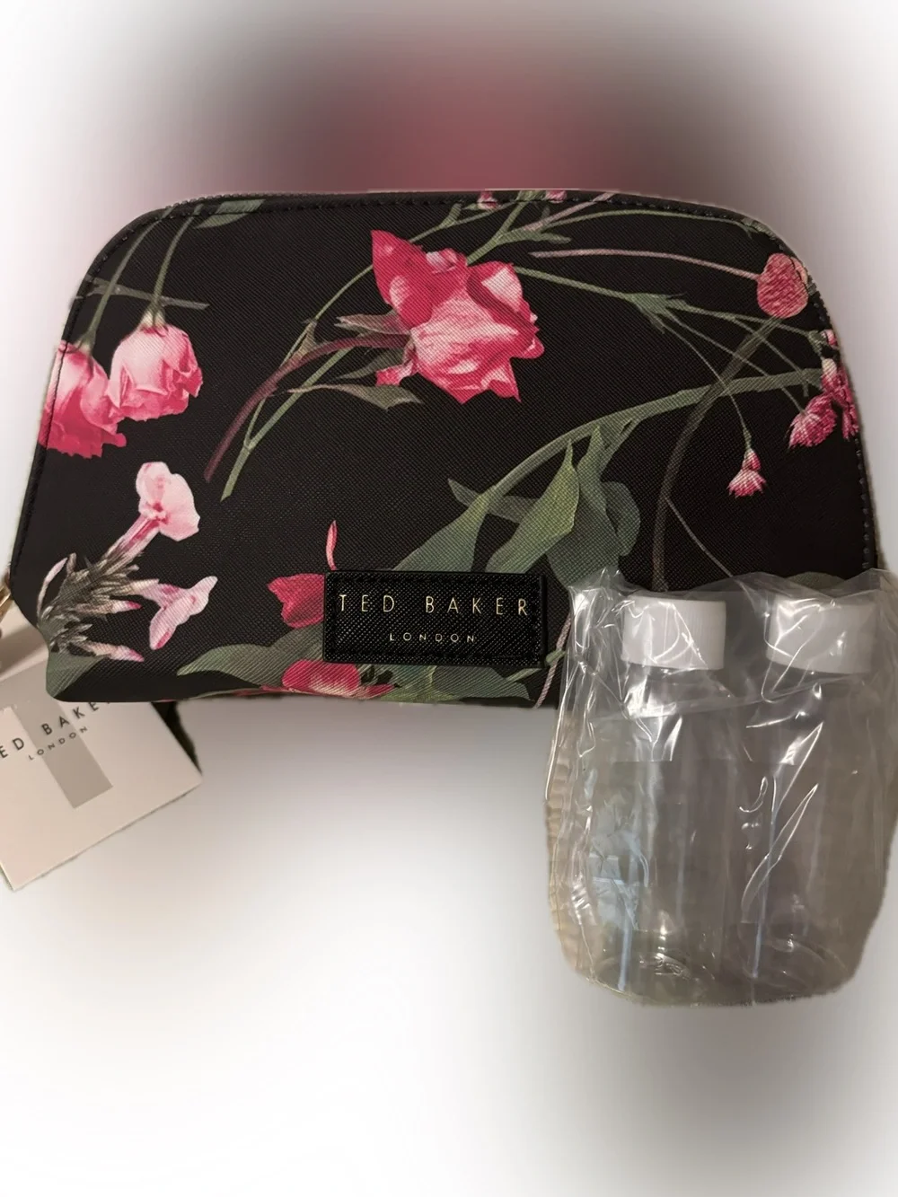 Ted Baker London cosmetic pouch in Scattered Bouquet pattern - NWT